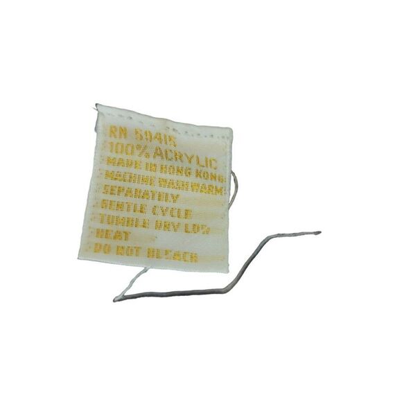 Vintage 1980s Mens Vneck Sweater Size XL Brown Soft Acrylic - Picture 4 of 4